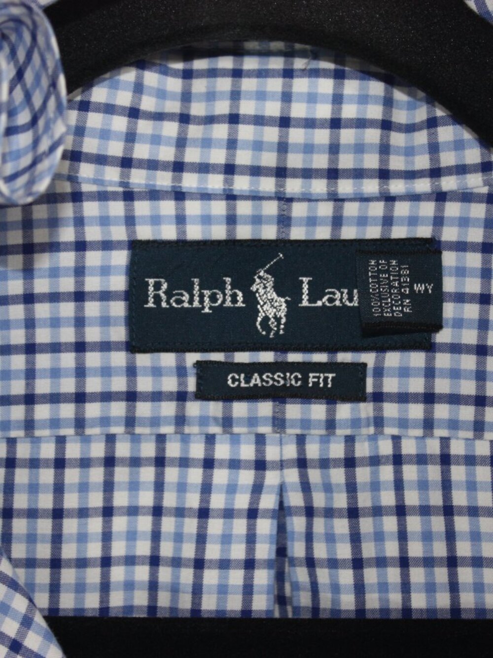 Ralph Lauren Ruffle Collar Shirt - Picture 2 of 7